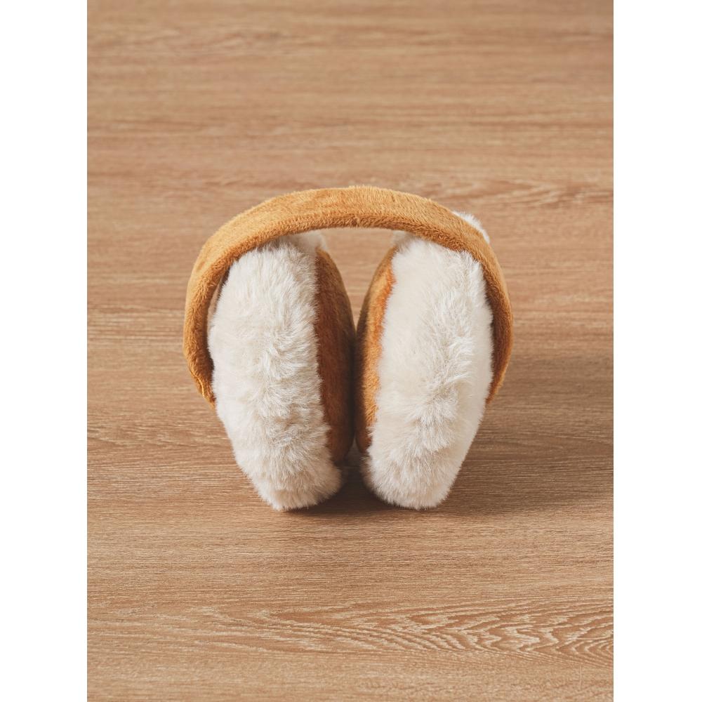 Daiso Foldable Fur Earmuffs Brown