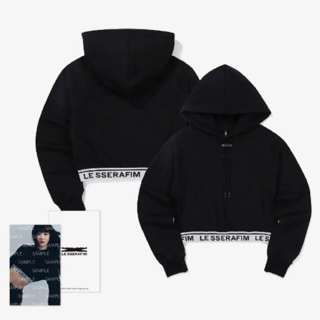 

[USED] LE SSERAFIM Crop Hoodie