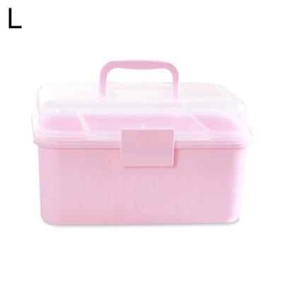Medicine Box 2 Layer Emergency First Aid Kit Storage Box Container Organizer