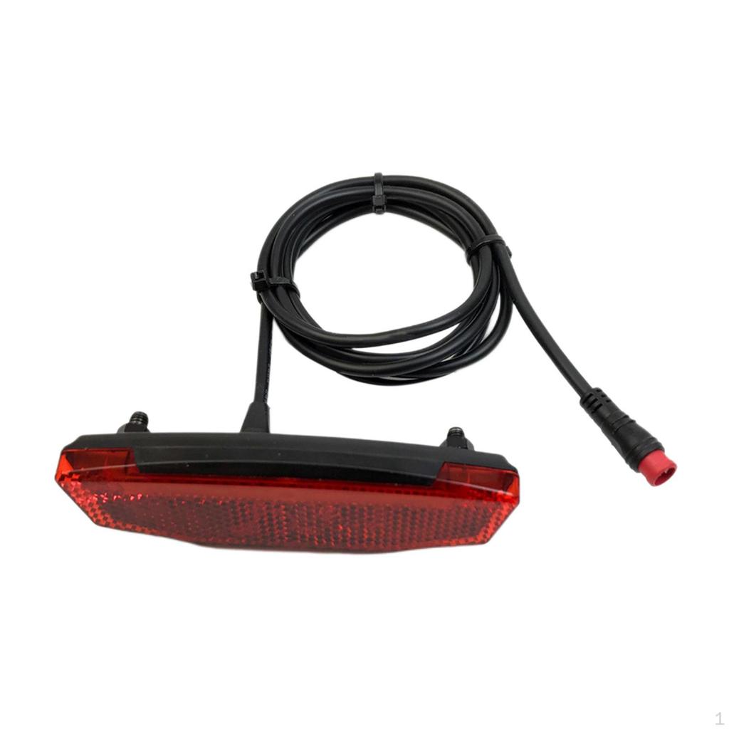 E‑Bike Rear Light 6V‑60V Easy To Install Bright for Electric Bike