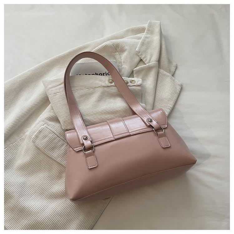 Retro Patchwork Versatile Summer 2026 Women's Casual Underarm Shoulder Bag