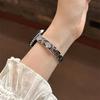 Compatible with Apple Watch Series 11, Huawei GT6, and Xiaomi 9 Pro: Diamond Four-Leaf Copper Chain Band iWatch1098E