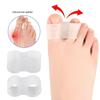 2pcs Silicone Toe Separator Pads For Bunions Non Slip Reduces Foot Discomfort During Walking Exercise Toe Dividers
