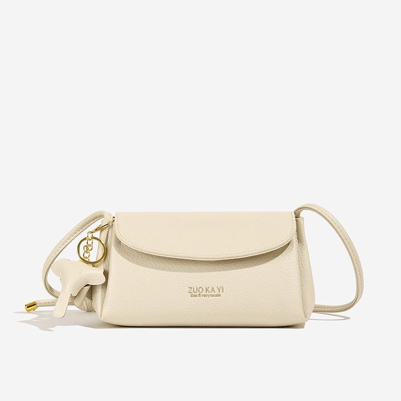 Women's Bag New Soft Leather Messenger Bag Satchel Small Bag Shoulder Versatile Summer Soft Leather Women's Bag
