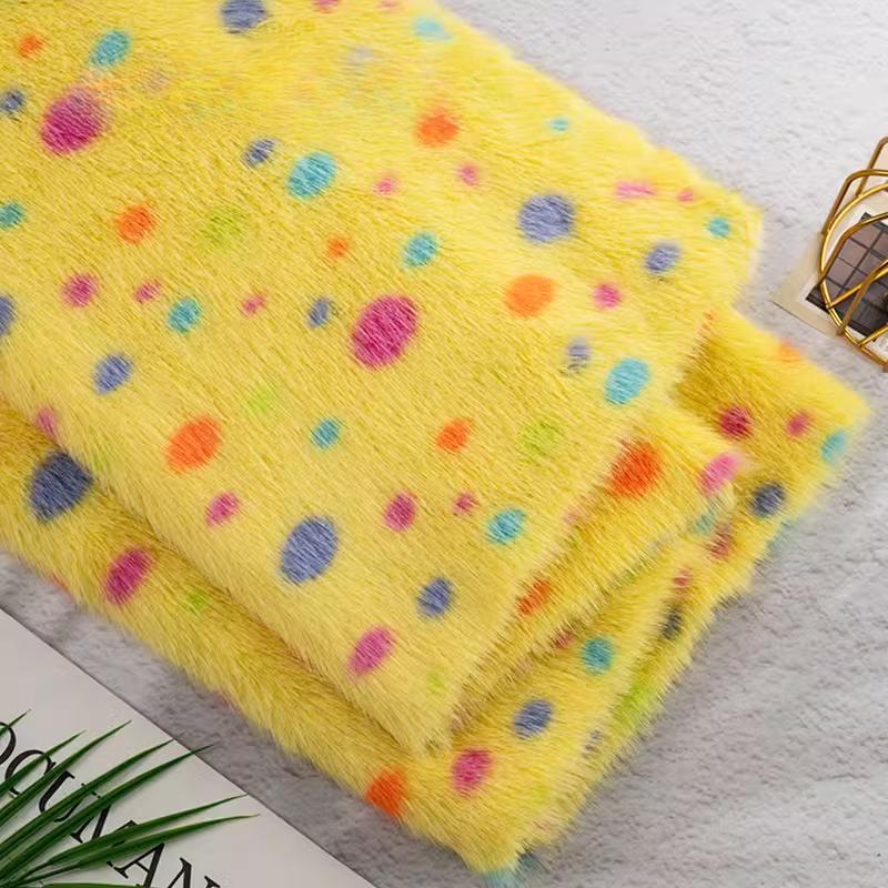 50X160Cm Tkanina Imitacja Futra Norki Nadruk Jelenia Zebry Leoparda Rękodzieło Odzież Torba Lalka DIY Ekologiczna Sztuczna Tkanina Futerkowa