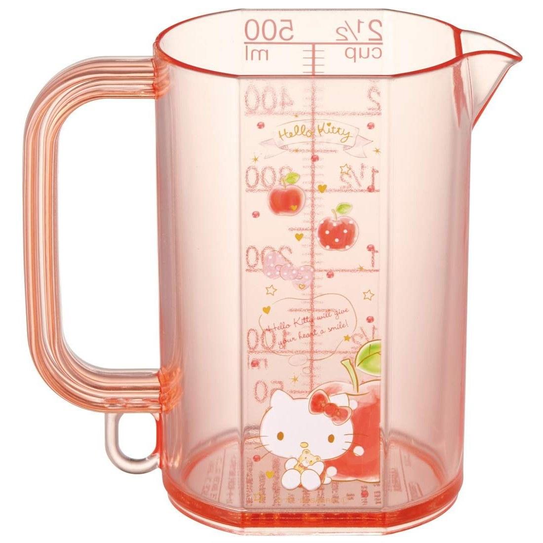 Skater Major Cup 500ml Measuring Hello Kitty Happiness Girl Sanrio MMC1