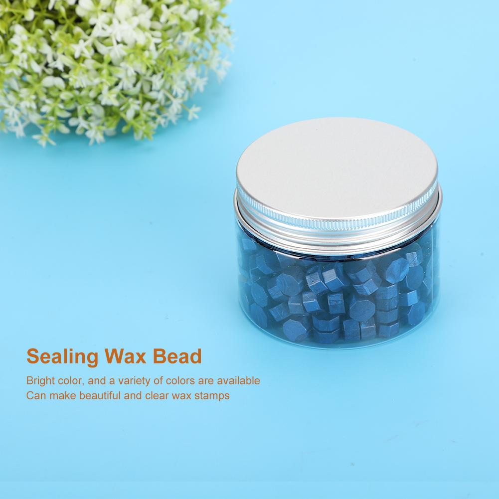 200Pcs Sealing Wax Octagon Seal Pearlescent Suit Bottle Packing for Envelopes Documents Wedding