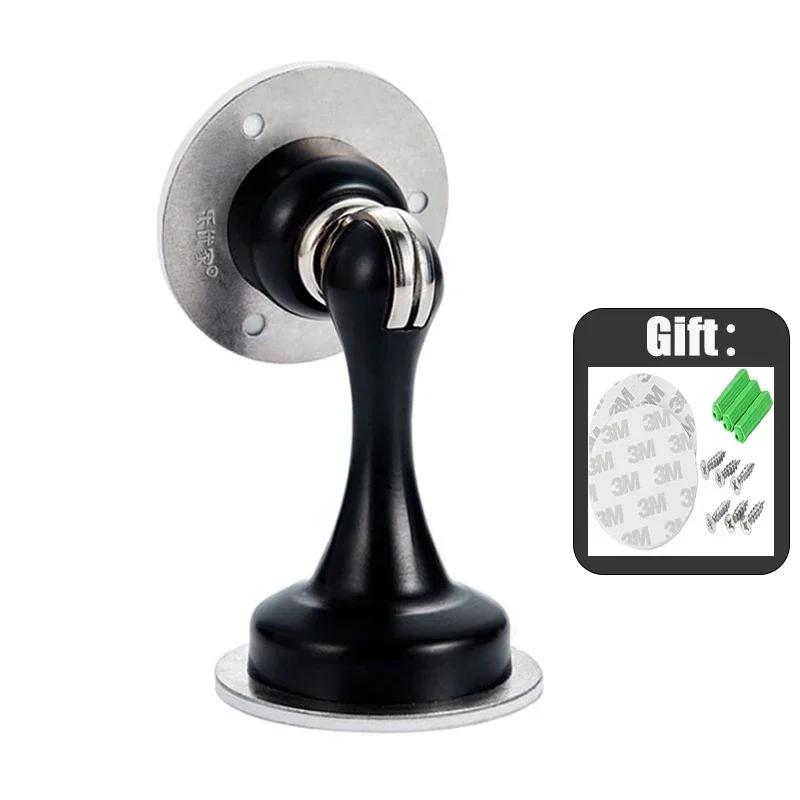 ZEXEF Stainless Steel Door Stopper Bathroom Magnetic Door Stop Heavy Duty Floor Wall Mount Wind-Proof Door Holder Hardware