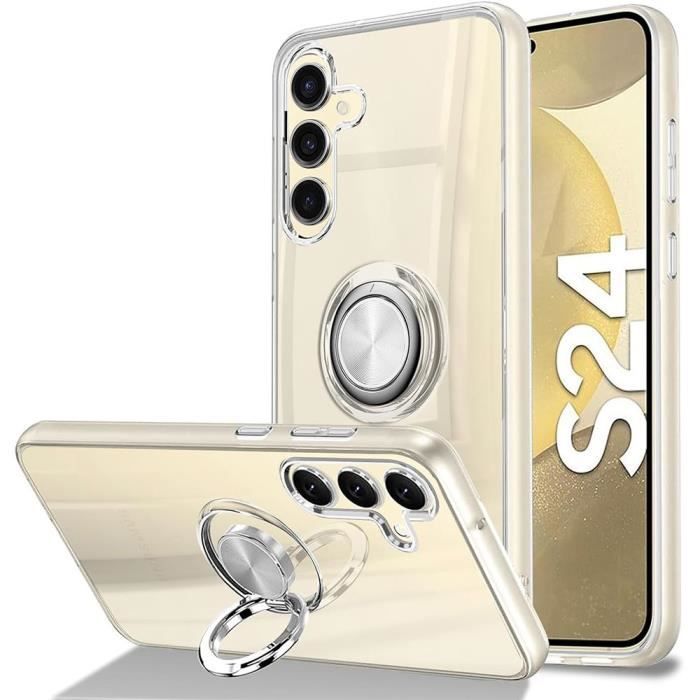 Coque de protection - BOOLING - Samsung Galaxy S24 - Silicone Souple - Antichoc - Transparent