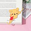 MINISO Niedliche Cartoon-Charaktere Metall-Lesezeichen Entzückendes Tiger- und Ferkel-Design Ideales Geschenk für Buchliebhaber