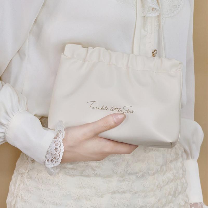 Automatic Closing Mini Storage Bag Travel Portable PU Leather Lipstick Makeup Cable Coins Keys Jewelry Earphone Storage Organizer