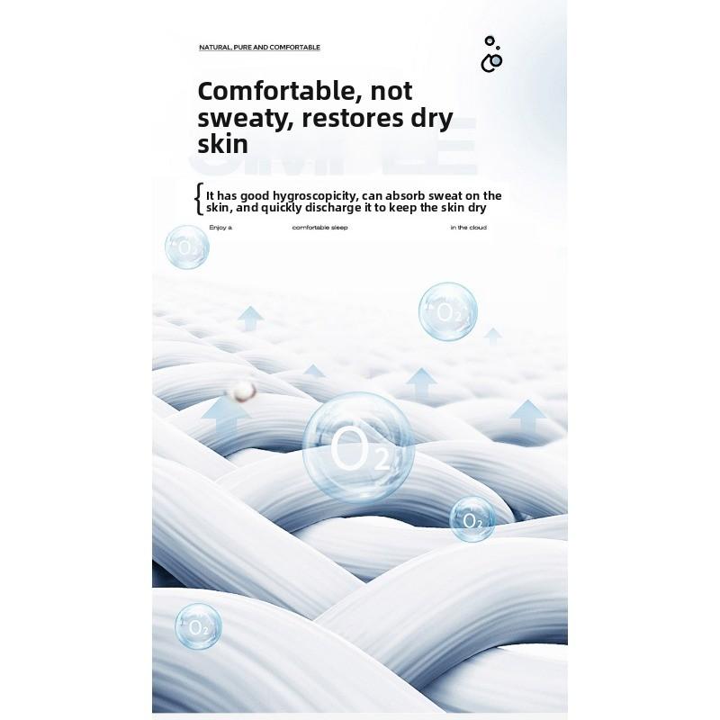 Fitted Sheet Pure Cotton Non-fading Non-balling Single-piece Bed Sheet Non-slip Multi-specification Bedding Bedspread Protector