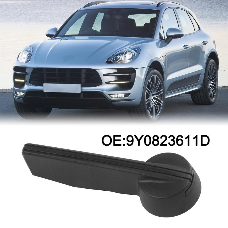 Replacement Handle Black Hood Opening Handle Replacement Tallation Black ABS Material Easy To Use Car Maintenance