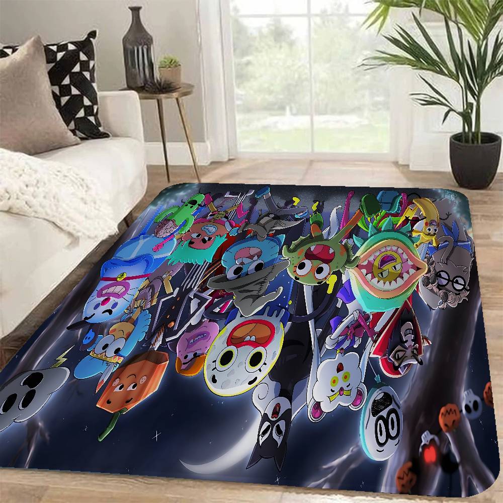 Game The A-Amazing World Of G-Gumball Bathroom Mat Non-Slip Laundry Room Mat Laundry Decor Balcony Child Living Room Toilet Rug