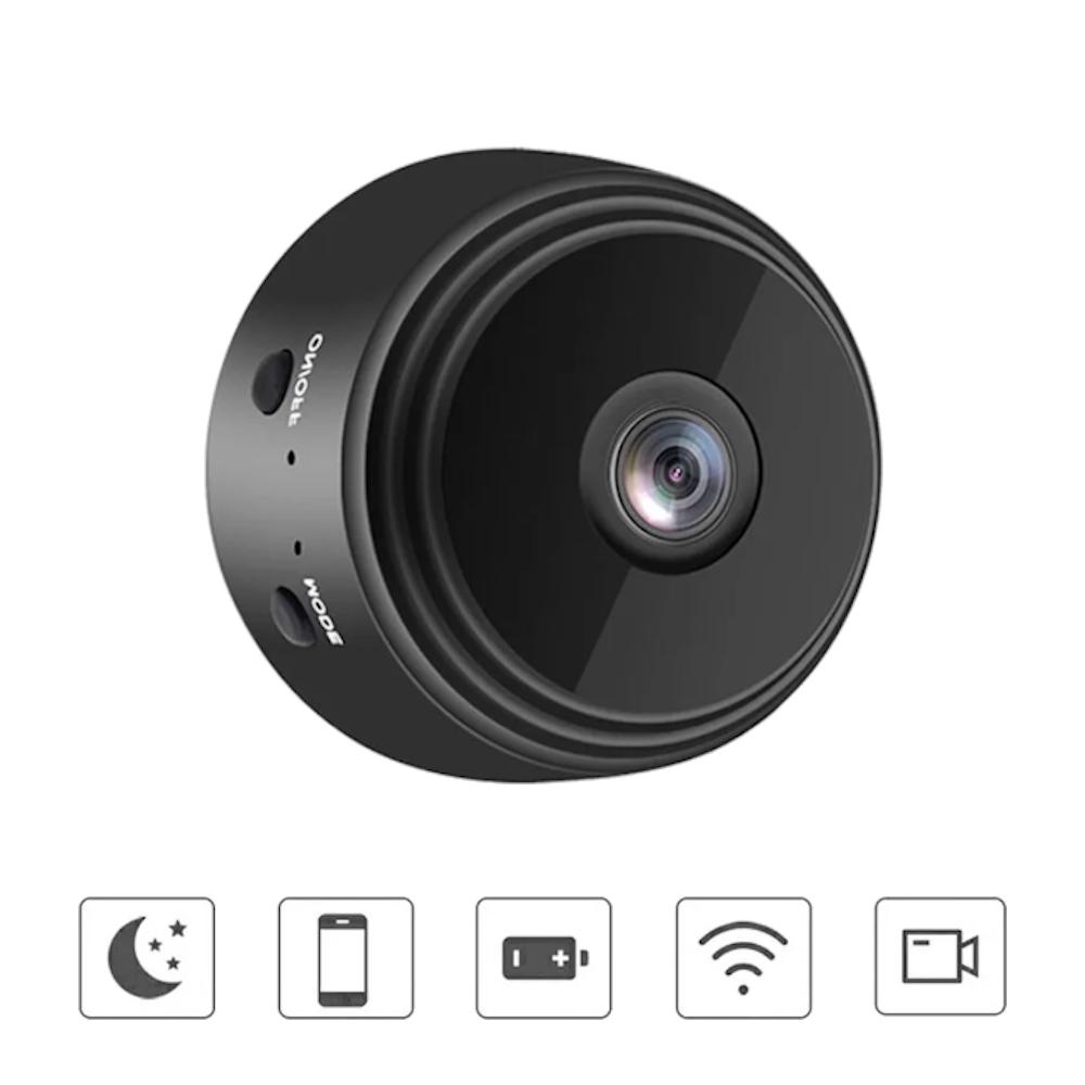 Mini kamera wifi ip smart kamerka szpiegowska full hd na karte micro sd 360