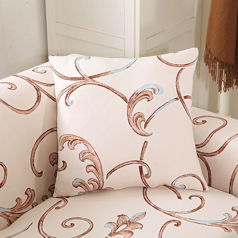 Leaves Floral Printed Slipcover 1234 Seater Sofa Cover Universal Couch Case