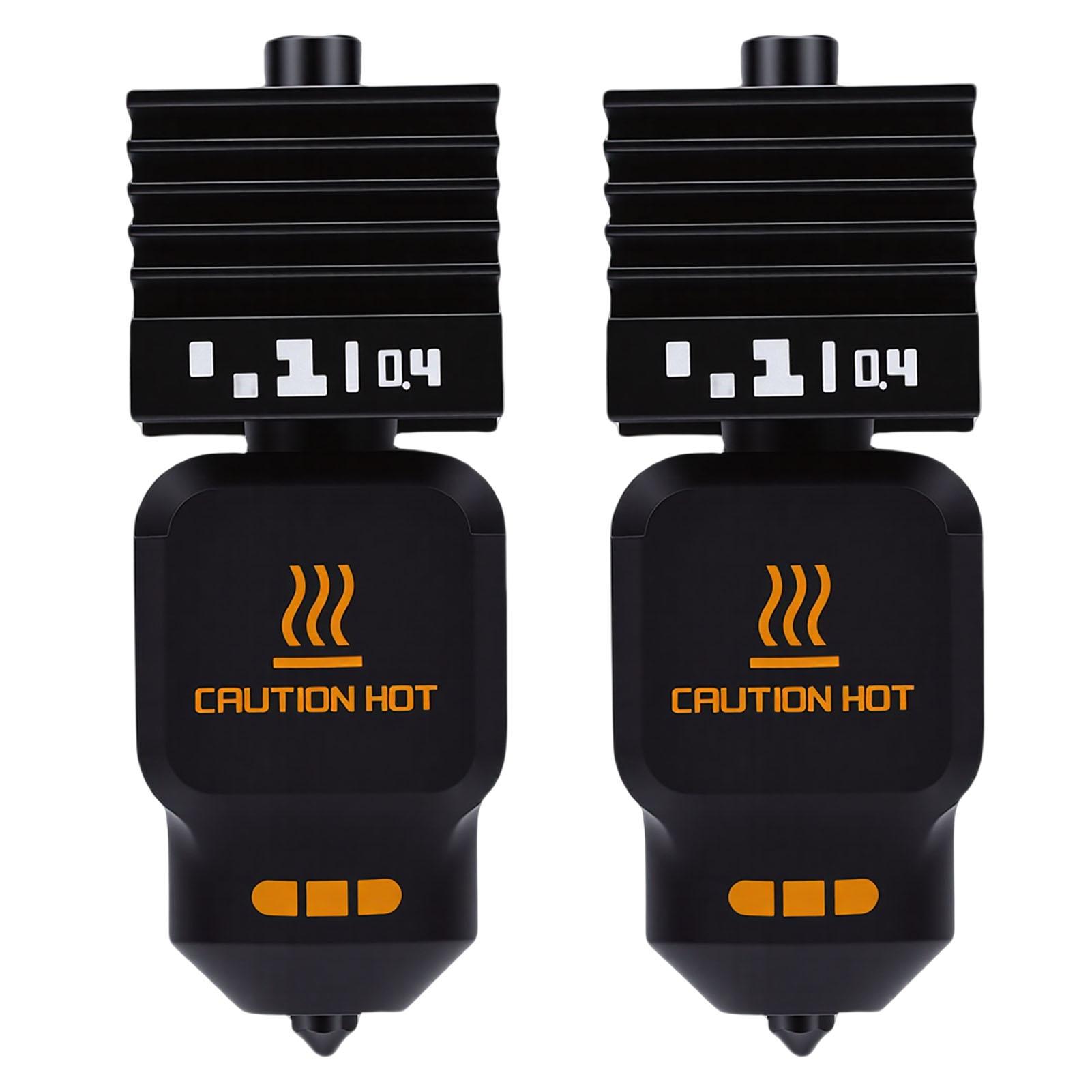 

2PCS Hot End Fit for Bambu Lab H2S 3D Printer 0.4mm Nozzle Hotend Kit with 4 Silicone Sleeves