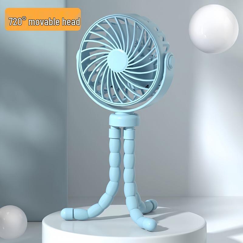 

Children s Octopus Handheld & Desktop USB USB Multi-functional Mini Fan English Color Box + Charging Cable Included