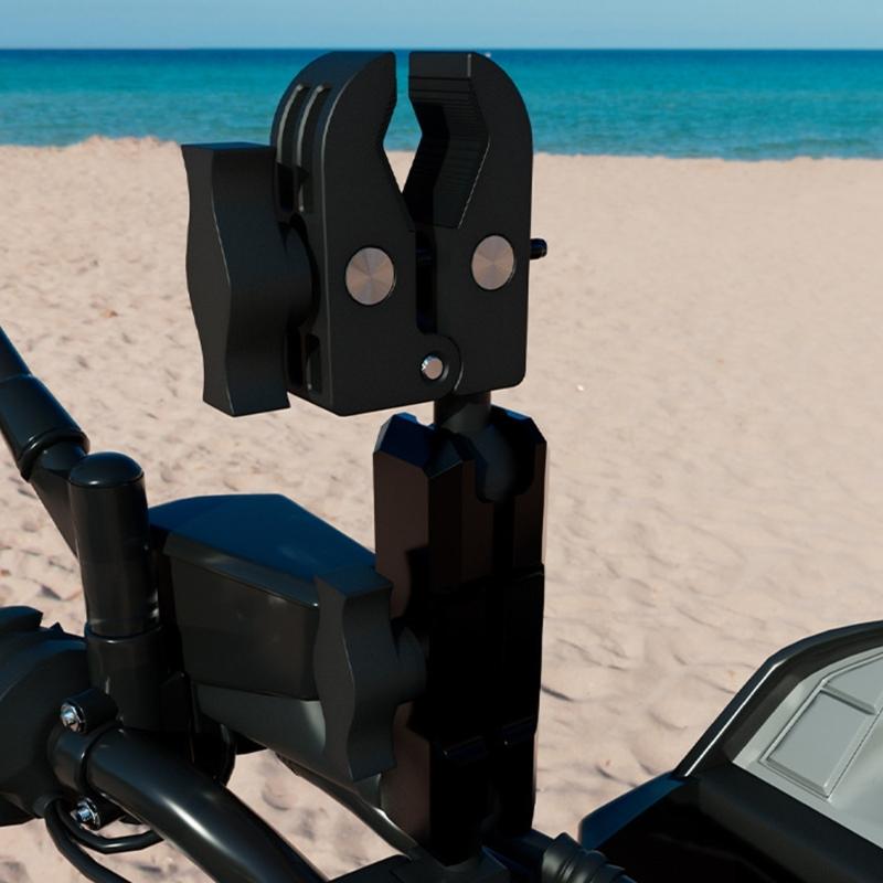 Universal Fast Removal 25mm Motorcycle Handlebar Phone Holder Rack Quick Detach Base for Mobile Devices Ball Head Mounts