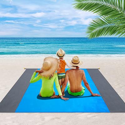 Waterproof Beach Blanket Outdoor Lightweight Picnic Portable for Camping Travel Hiking Sports Pocket  Mat Beach Mat Blanket Folding Sand Beach Towel