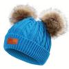 New Baby Hat Children Pompom Winter Hat Knitted Cute Hat For Girls Boys Casual Girls Hat Baby Beanie