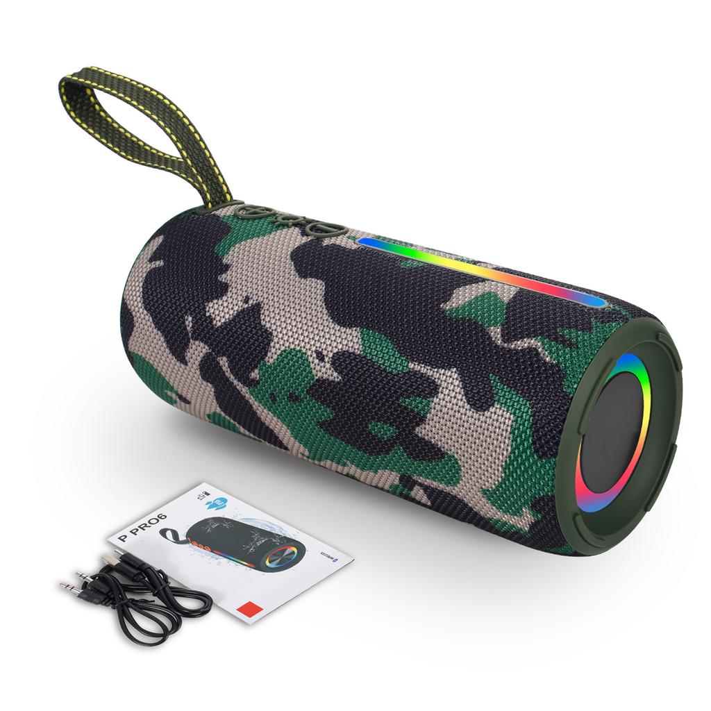 Bluetooth Speaker Portable Outdoor Portable Bass RGB Light Wireless Audio Wholesale