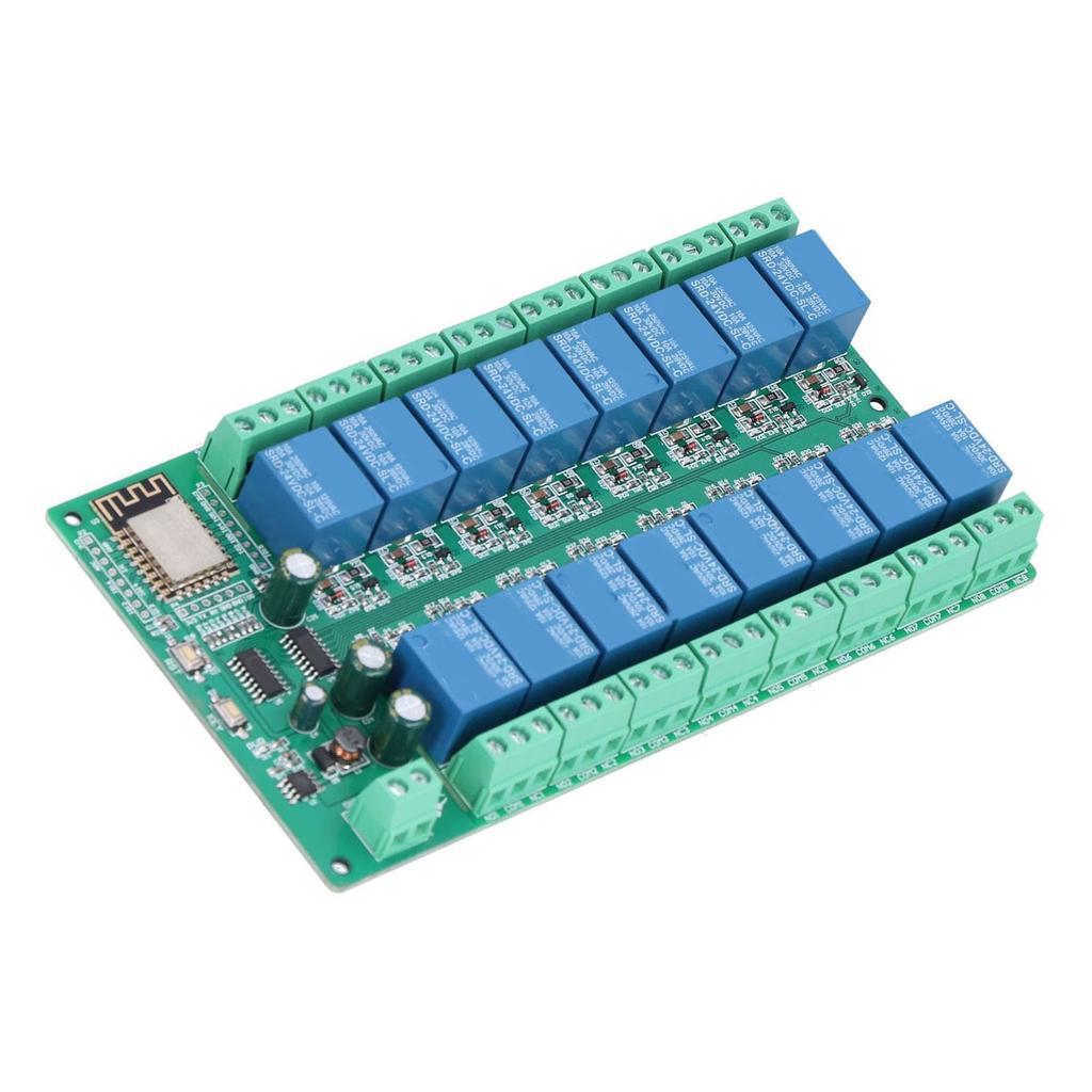 מודול ממסר 16 ערוצים שליטה מרחוק WiFi לוח פיתוח DC 24V עבור ESP8266