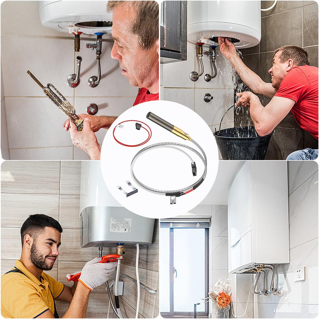 100112328 21" Thermopile Assembly for Gas Water Heater 750 Millivolt Thermopile Replacement Kit Water Heater Accessories