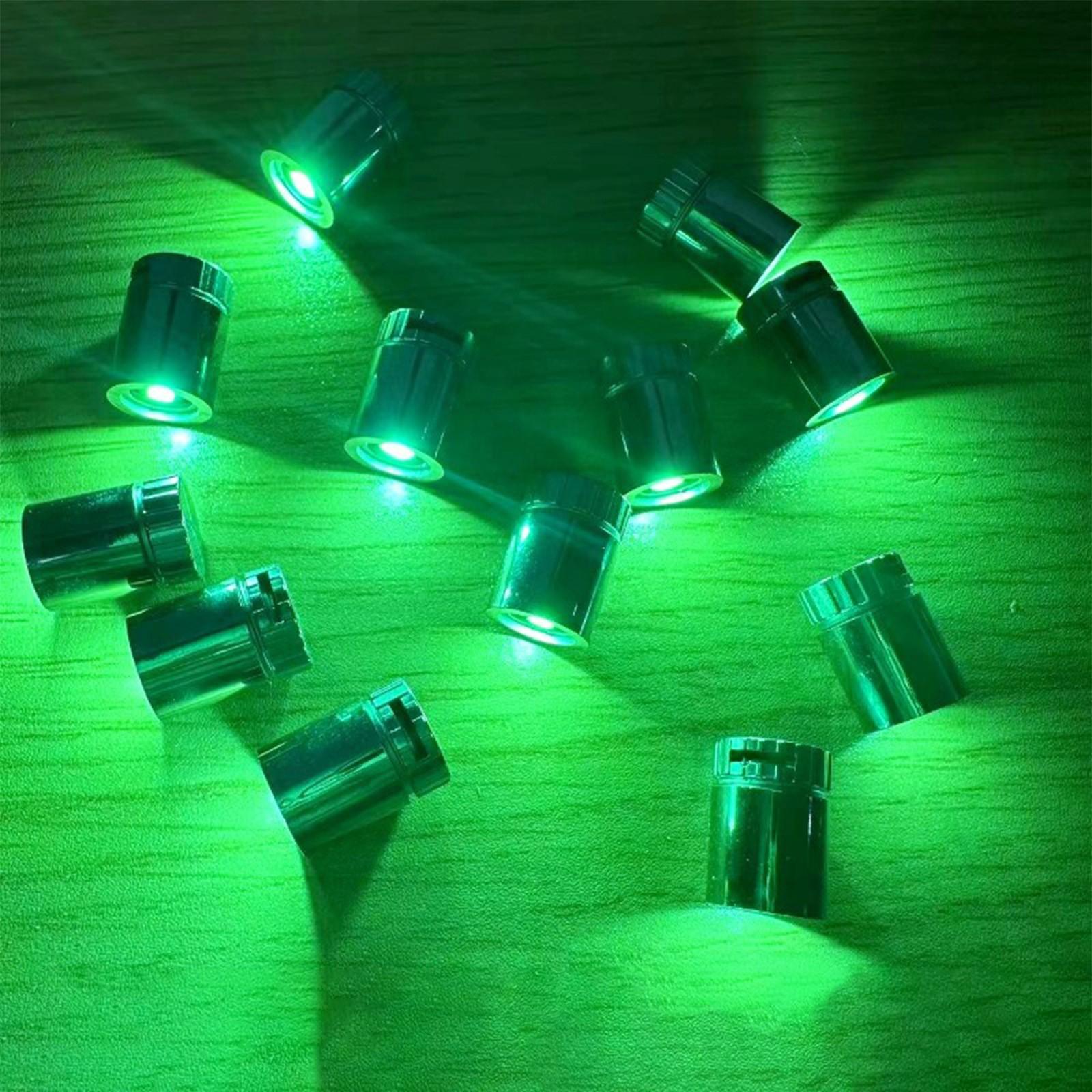 

Маленький цветной светодиодный электронный светильник - Вращающийся декоративный светильник One Size зелёный