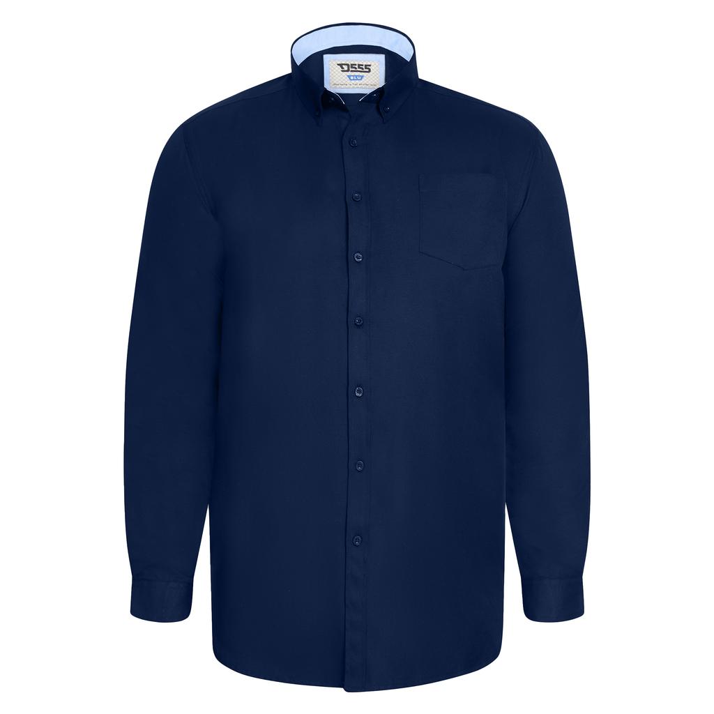 Duke Mens D555 Richard Oxford Tall Long-Sleeved Shirt