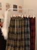 Women's Korean Style High Waist Plaid Wide Leg Pants - Retro, Loose, and Slimming for Spring & Autumn