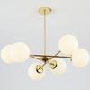 Pendant Lamp Ceiling Chandelier Balls Gold Modern Led Milky