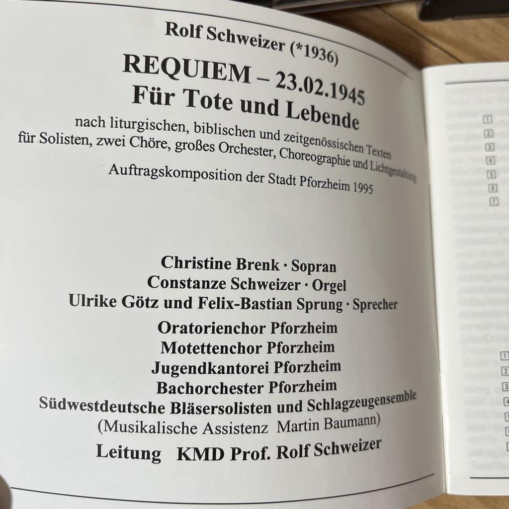 [USED] Rolf Schweizer REQUIEM 23.02.1945