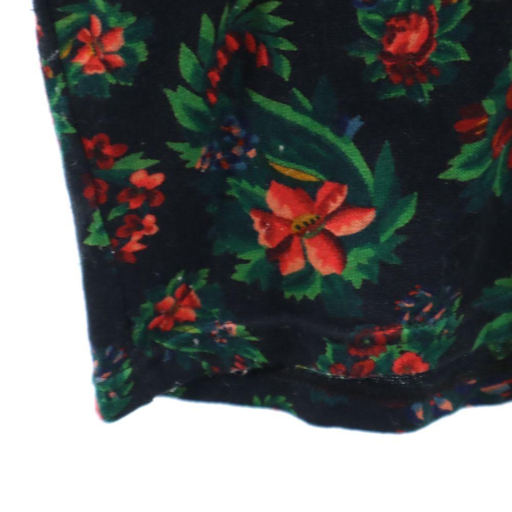 KENZO made in Italy Floral Long sleeve wool blend sweater 2 Black knit Women Used