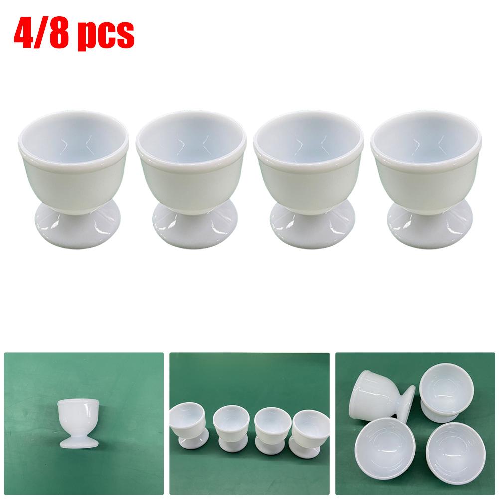 Brand New Kitchen Egg Cup 4 / 8 Pcs Accessories Egg Scoop