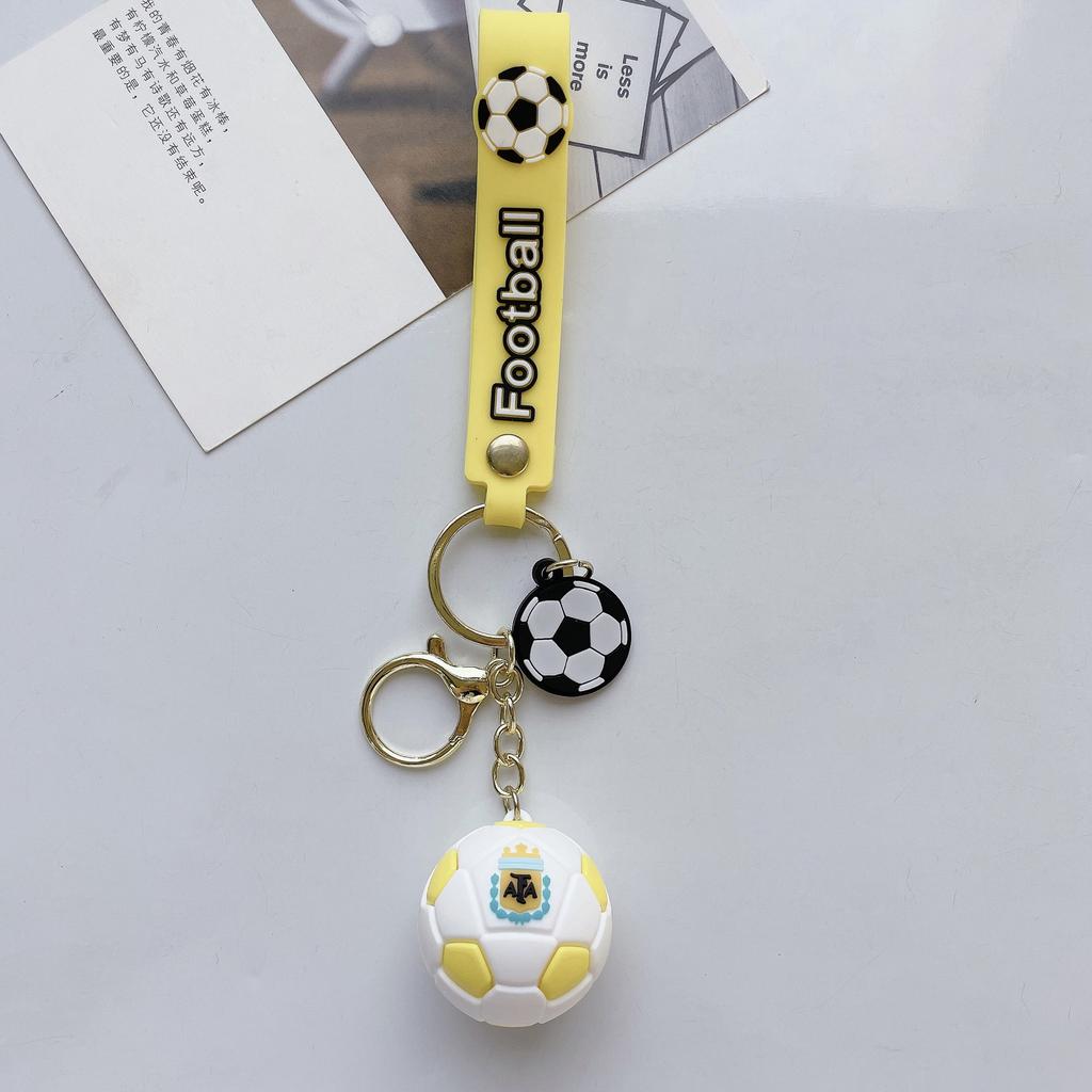 Creative Drip Glue Team Football Bag Car Keychain Accessories Gift Wholesale Kawaii Cute Personalized Gifts Y2k Fashion Anime