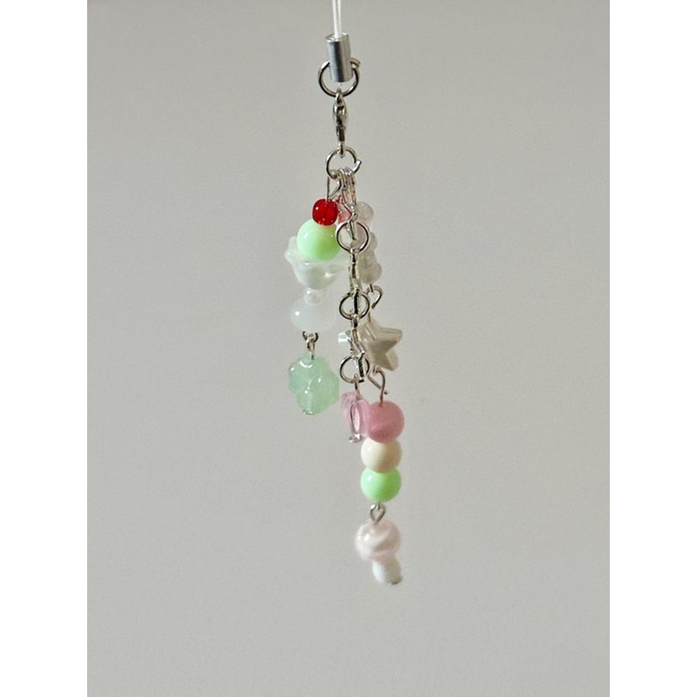 

boraand Lucky Clover Ice Cream Keychain Keyring