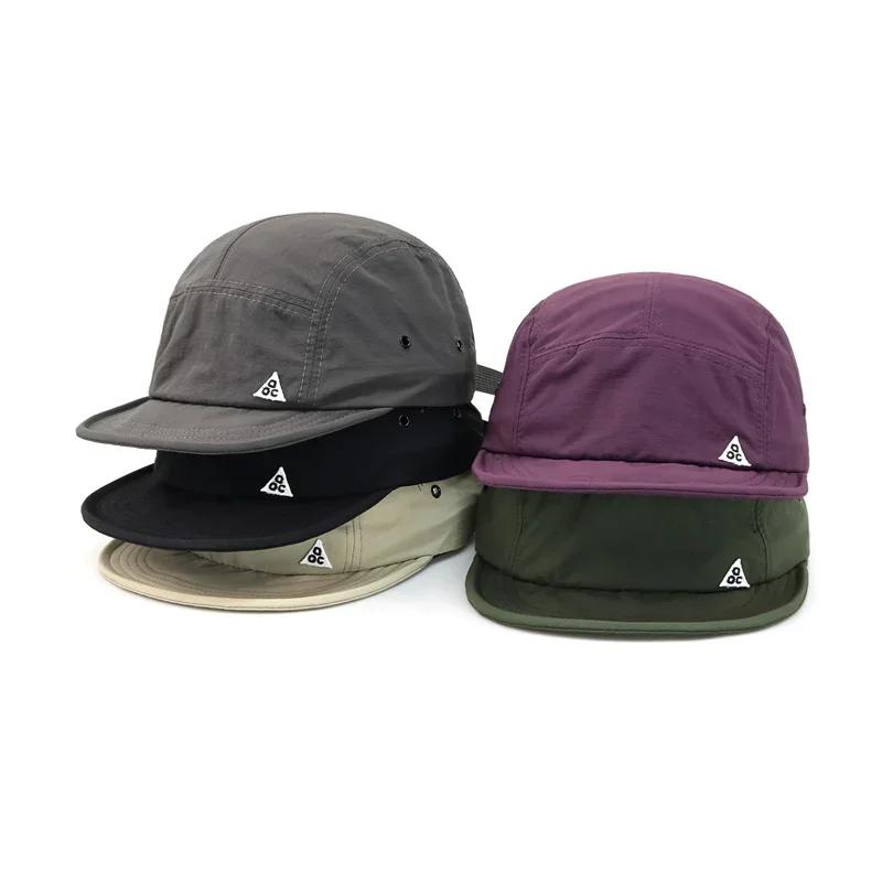 Short Brim Quick-drying Golf Fishing Hat Summer Outdoor Women's Men's Sun Hat Japanese Style Soft Adjustable Unisex Baseball Cap