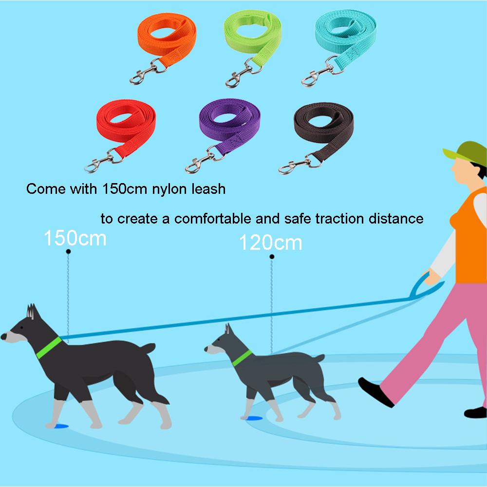 Dog With 15m Harness Traction Leash Set No Pull Dog Vest Strap Adjustable Reflective Breathable Harness For Dogs Puppy And Cats