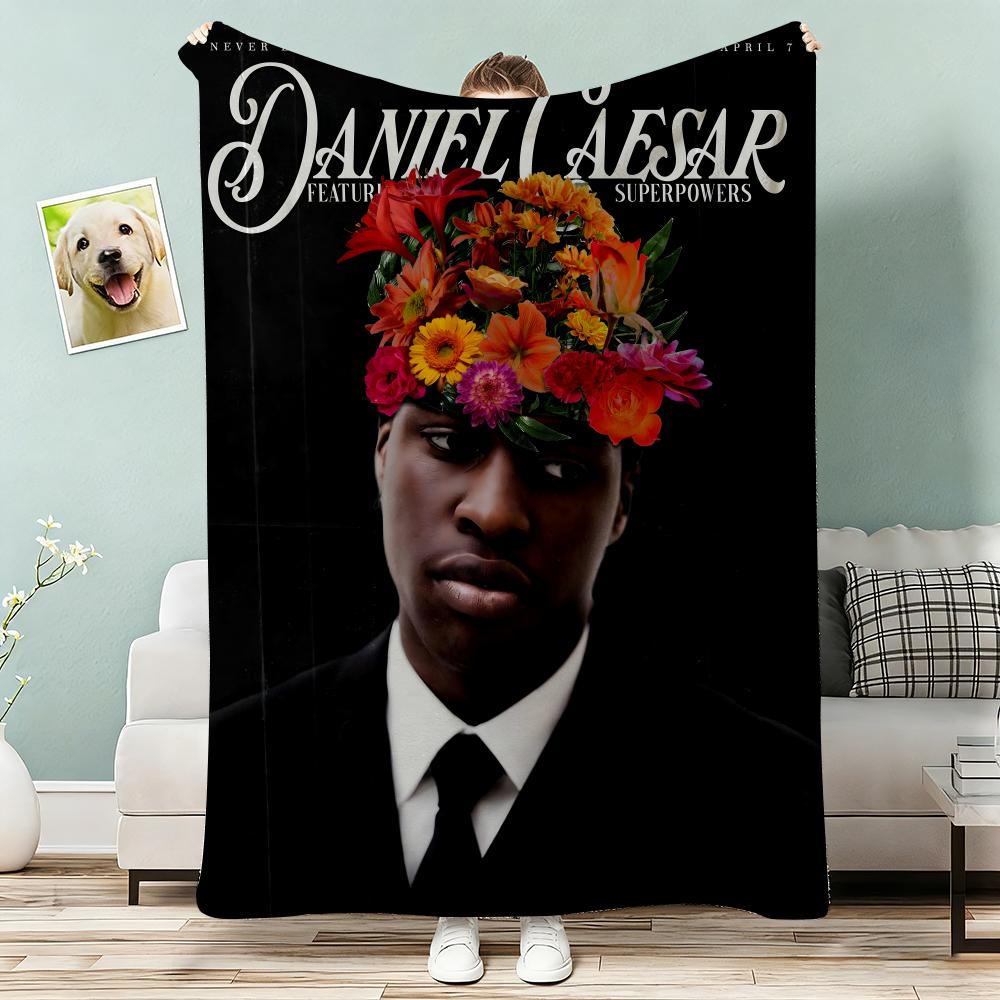 D-Daniel C-Caesar Never Enough Throw Lightweight 240g Flannel Blanket Soft Skin-friendly for Summer Cooling 75x90cm