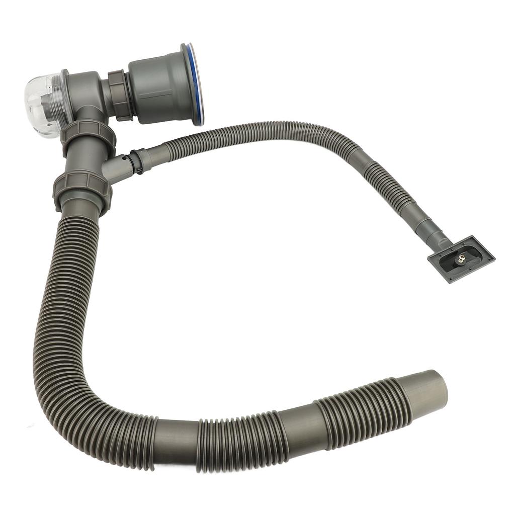 Kit Sifon Chiuvetă Bucătărie Profesional Îngroșat Rezistent la Mirosuri Kit Conductă Sifon Chiuvetă pentru Chiuvetă Bucătărie