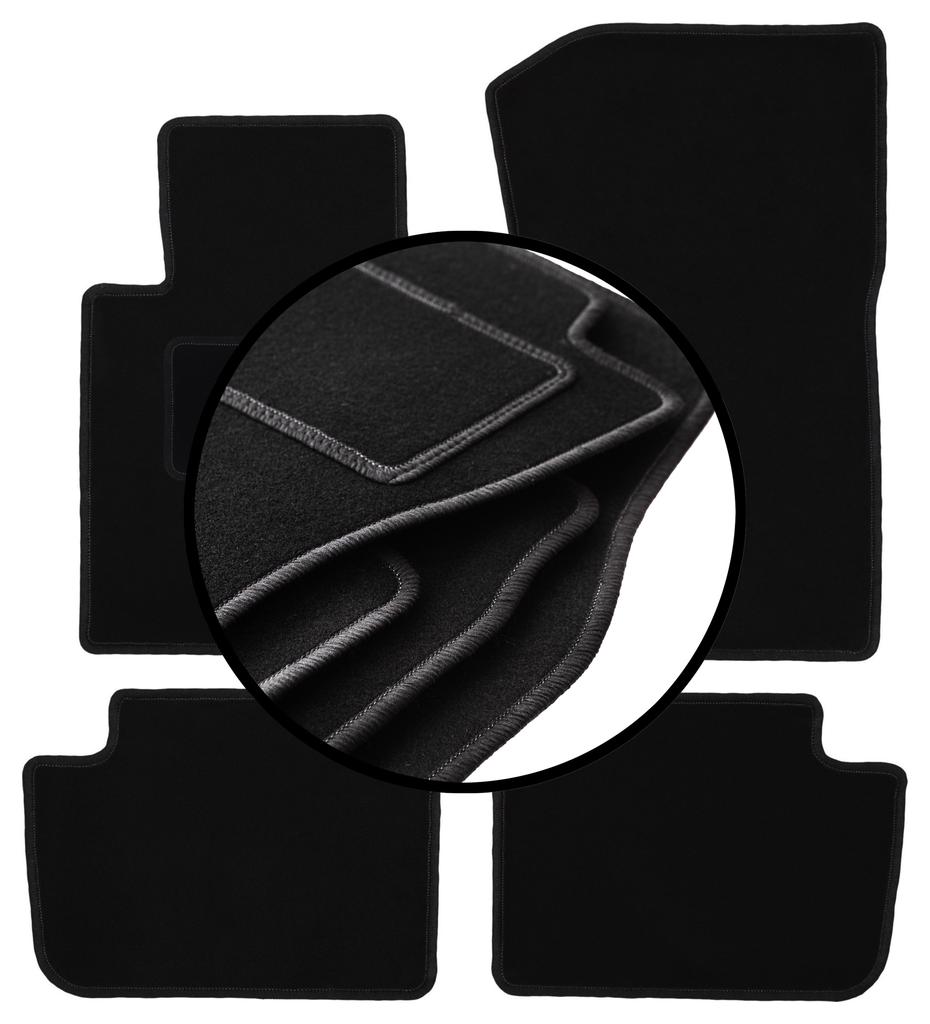 Set of velour floor mats for: BMW X3 E83 SUV (2003-2010)