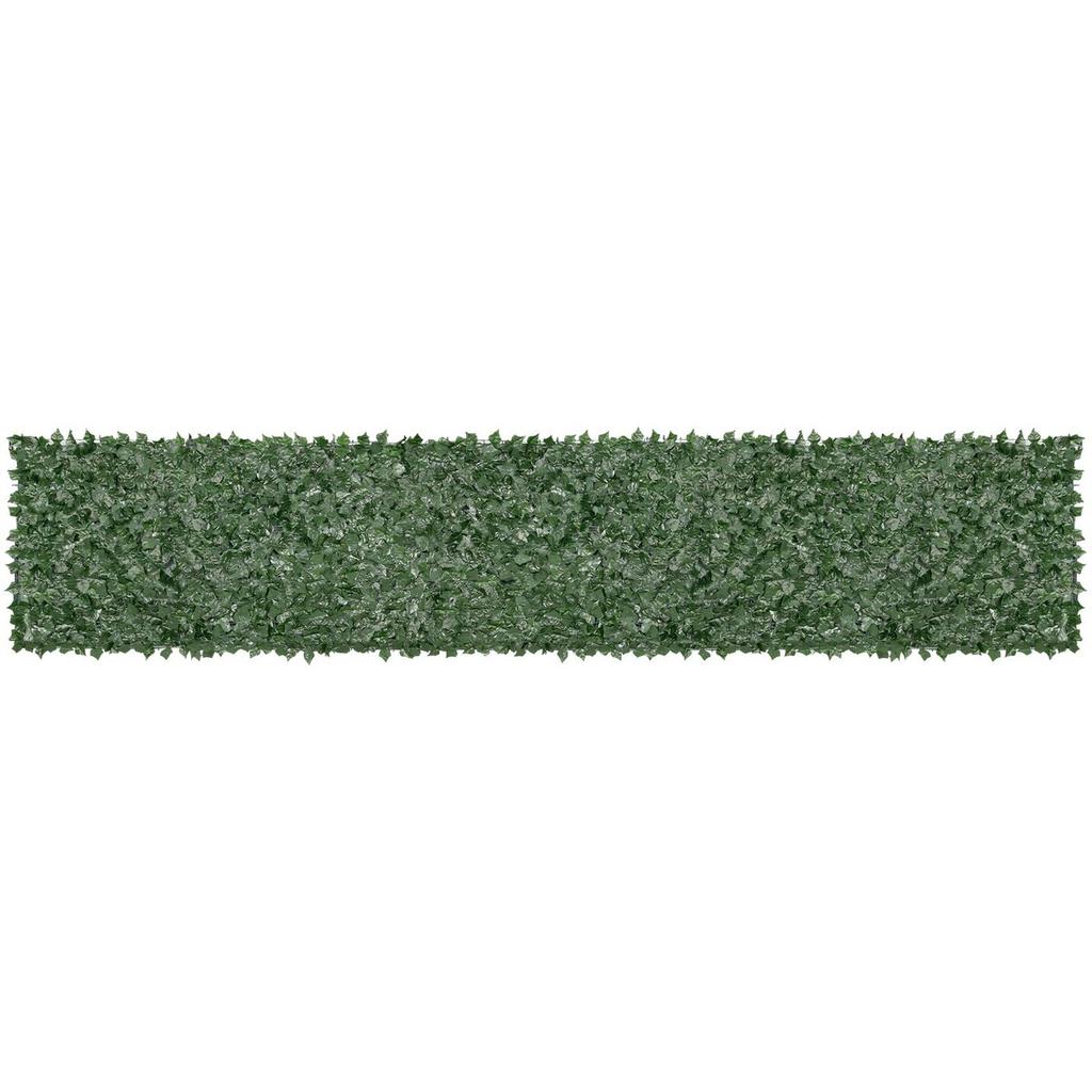 Ivy Privacy Fence, 1 x 5m Artificial Green Wall Screen, Greenery Ivy Fence with Mesh Cloth Backing and Strengthened Joint, Faux Hedges Vine Leaf