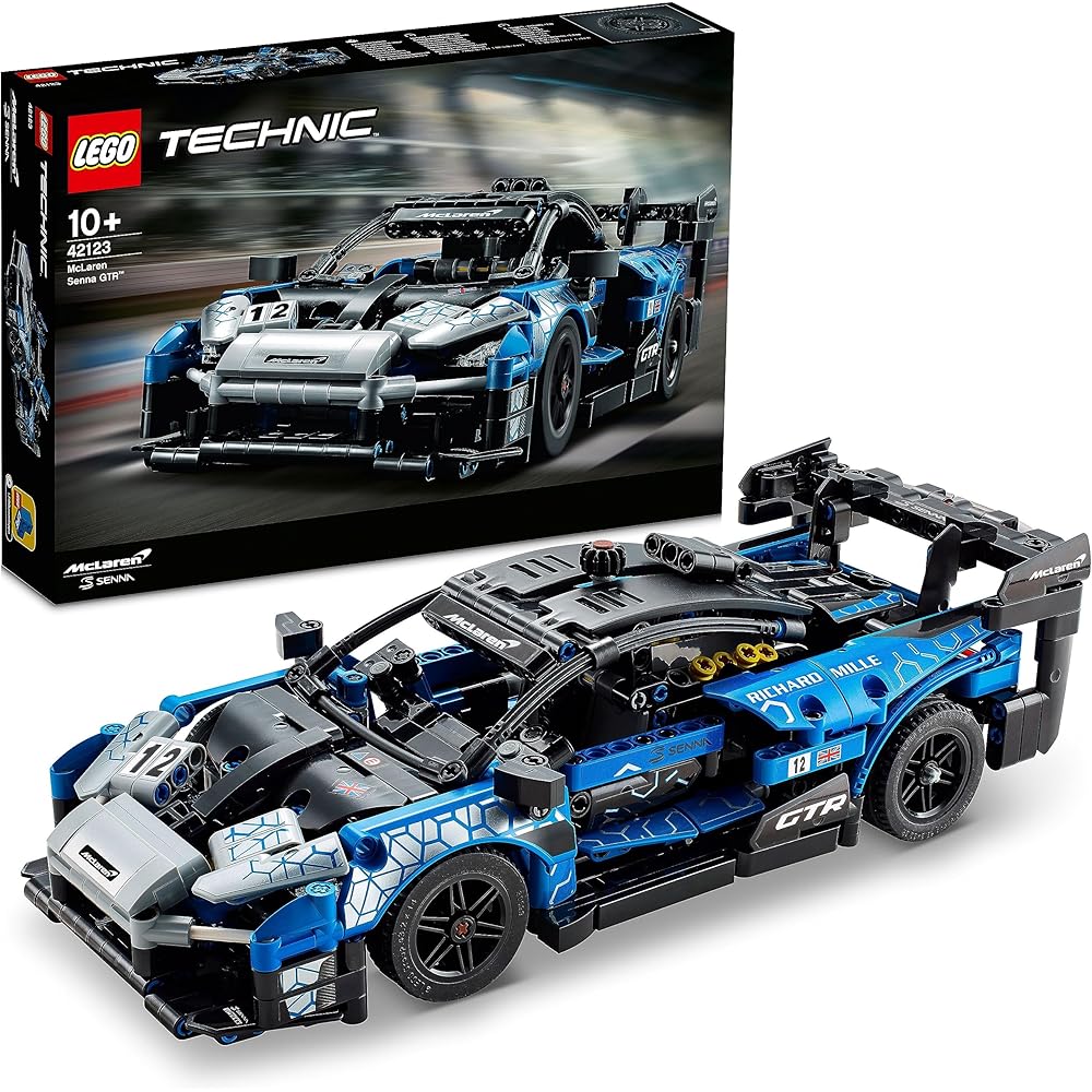 LEGO Technic McLaren Senna GTR Toy Building Set 42123 STEM Educational Car for Boys 10 Years and Up