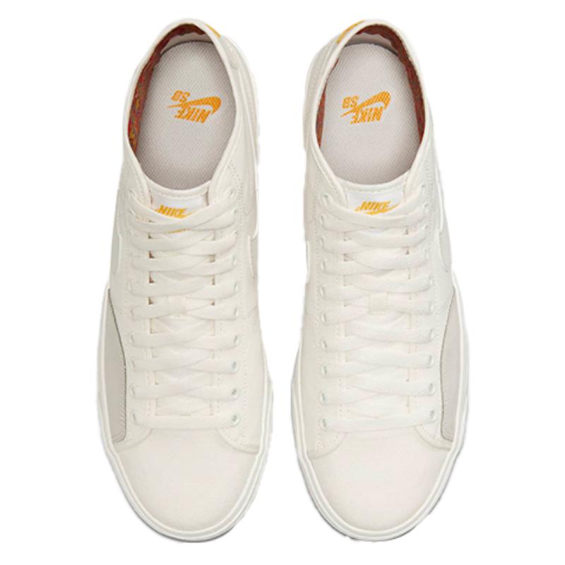 Nike Sb Blazer Court Mid Premium Sail Skateboard Shoes DH7479-100