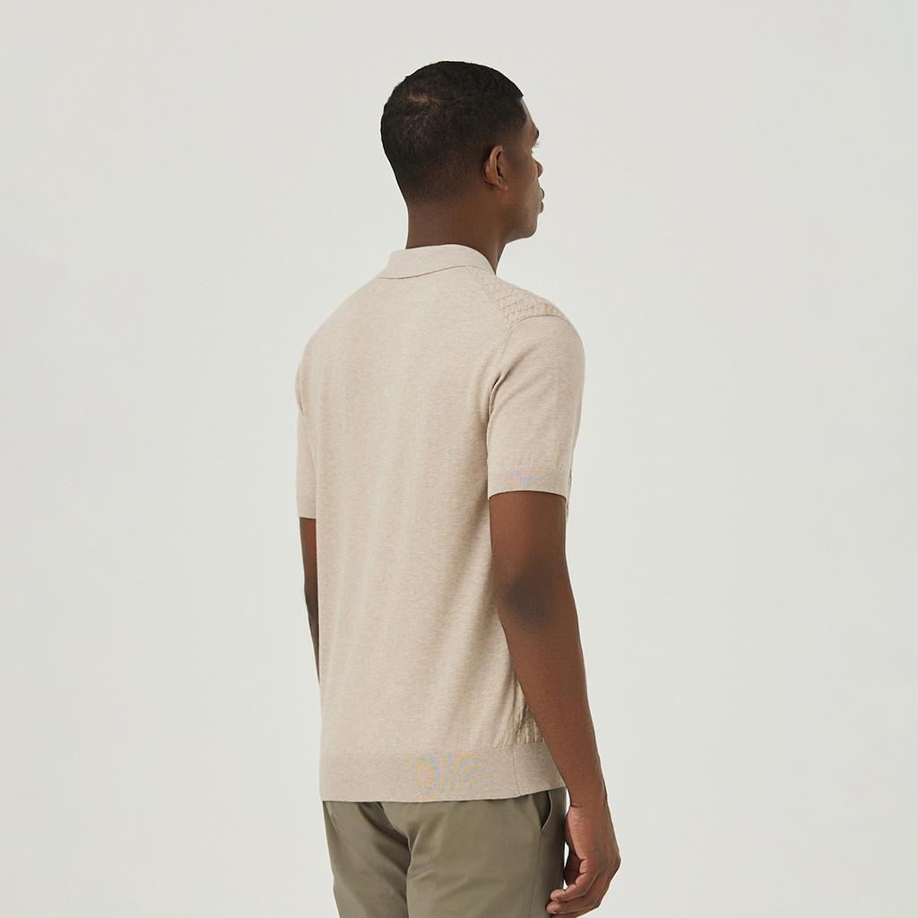 FERRAROMILANO Front Modified Knit Thierry Sweater L/Beige (Am0Ftsy20351)