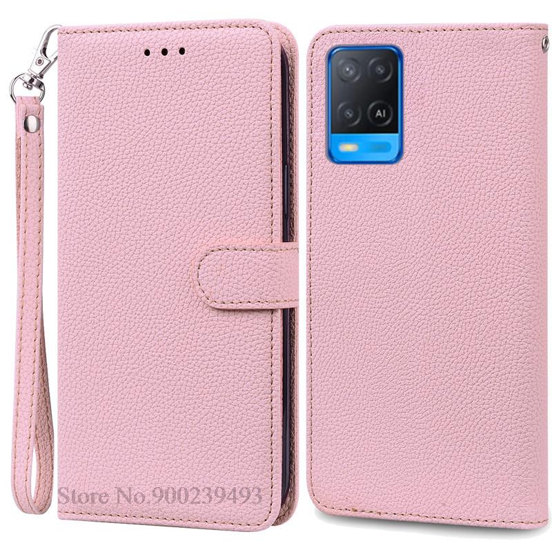 Pro pouzdro OPPO A54 A54 5G Peněženka Kožené výklopné pouzdro Pro pouzdro OPPO A54 5G CPH2239 CPH2195 OPPOA54 A 54 Nárazuvzdorné pouzdro na telefon Fundas