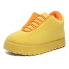 Fashion Casual Microfiber Leather Upper Height Increased Flat Platform Board Shoes Chunky Sneaker Men Designer Autumn New Boots