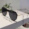Oversized Pilot Sunglasses  New in Vintage Double Bridge Shades Trendy Fashion Korean Style Brand Design Sun Glasses