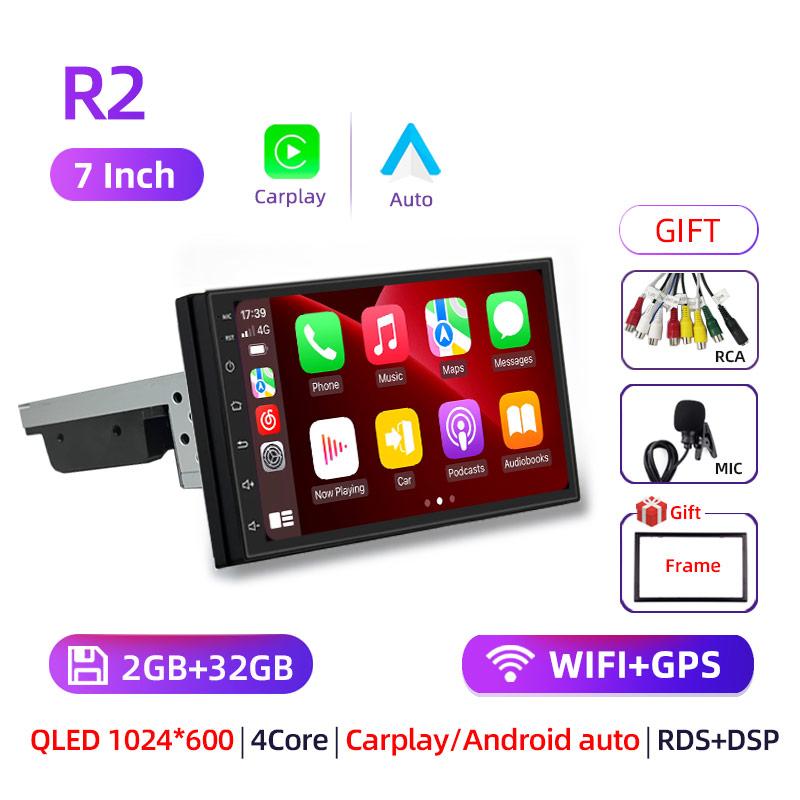 7'' 10'' 8Core Android 11 1Din Car Multimedia CarPlay 5G Universal Navigation GPS 1 DIN Headunit Auto Radio Audio Stereo dvd